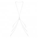 Sexshop - Bijoux Indiscrets Magnifique 8 Body Chain Srebrny - Łańcuszek ozdobny - online