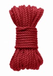 Lina Do Wiązania - 6mm Hemp Bondage Rope - 9m Red - czerwona 2404-57-CD