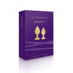 SexShop - Luksusowe złote plugi analne - Rianne S Booty Plug Luxury Set 2x Gold  - online