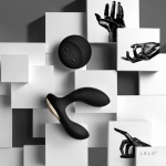 SexShop - Luksusowy masażer prostaty - Lelo Hugo Prostate Massager  Czarny - online