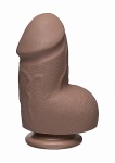 Mały grube Realistyczne Dildo 1705-77-CD - Fat D - 6 Inch with Balls - FIRMSKYN - Caramel 