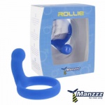 SexShop - Najlepszy pierścień erekcyjny ManzzzToys - Rollie Blue - online