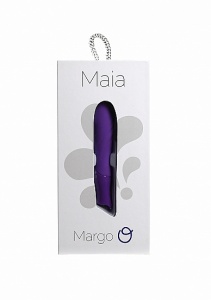 Margo - silikonowy wibrator w kolorze fioletowym R308-L2 - Margo - Purple