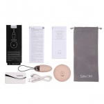 SexShop - Masażer i jajeczko z pilotem - Svakom Luna Selene Vibrating Bullet Khaki - online