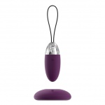 SexShop - Masażer i jajeczko z pilotem - Svakom Luna Selene Vibrating Bullet Fioletowy - online