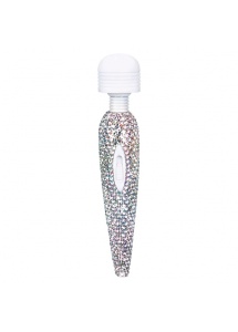SexShop - Masażer łechtaczki z kryształów Swarovsky - Bodywand Crystalized USB Wand Massager  - online