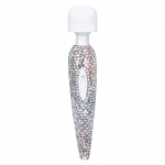 SexShop - Masażer łechtaczki z kryształów Swarovsky - Bodywand Crystalized USB Wand Massager  - online