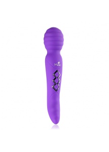 SexShop - Masażer wibrator - Maia Toys Twistty Rechargable Dual Wand Purple  - online