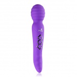 SexShop - Masażer wibrator - Maia Toys Twistty Rechargable Dual Wand Purple  - online