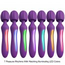 Sexshop - Kama Sutra Rhythm Bhangra Full Body Massager  Fioletowy - Masażer z nasadkami - online