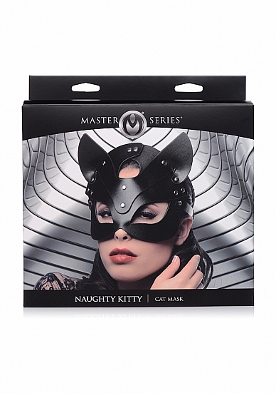 Maska niepokorny kociak- Naughty Kitty Cat Mask - Czarna AG202 