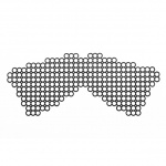 SexShop - Maska przylepiana - Bijoux Indiscrets Eyemask Erika - online