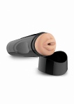 MASTURBATOR usta NAWILŻONE gotowe do działania - Self Lubrication Easy Grip Masturbator XL Oral - Flesh
