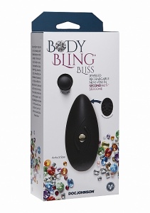 Delikatny masażer łechtaczki z Kryształkiem - Body Bling - Bliss - 7018-03-BX