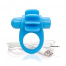 Sexshop - The Screaming O Charged Skooch Ring  Niebieski - Mocny pierścień wibrujący na penisa - online