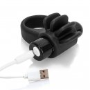 Sexshop - The Screaming O Charged Skooch Ring  Czarny - Mocny pierścień wibrujący na penisa - online