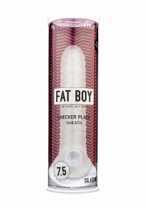 Nakładka Fat Boy Checker Box 7,5 cala - Fat Boy Checker Box Sheath 7.5" - Clear CS-22