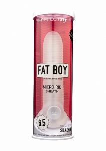 Nakładka Fat Boy Micro Ribbed 6,5 cala - Fat Boy Micro Ribbed Sheath 6.5" - Clear CS-26