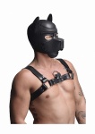 Neoprenowa maska pies - Spike Neoprene Puppy Hood - czarna AG292-BLACK
