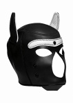 Neoprenowa maska pies - Neoprene Puppy Hood - czarno-biała AG292-WHITE