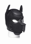 Neoprenowa maska pies - Spike Neoprene Puppy Hood - czarna AG292-BLACK