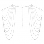 SexShop - Niezwykła ozdoba naramienniki z łańcuszków - Bijoux Indiscrets Magnifique Shoulder Jewelry Srebrny - online