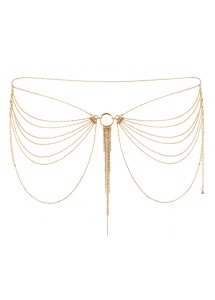 SexShop - Niezwykła ozdoba pas z łańcuszków - Bijoux Indiscrets Magnifique Waist Jewelry Złoty - online