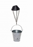 Obciążnik do jąder Diabelskie Wiadro - srebrne AF309 - Hell's Bucket Ball Stretcher with Bucket - Silver