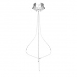 SexShop - Obroża z łańcuszkami - Bijoux Indiscrets Désir Métallique Collar srebrna - online