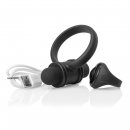 Sexshop - The Screaming O Charged Remote Control Bullet and Ring for Him  Czarny - Pierścień erekcyjny do stymulacji krocza, z pilotem - online