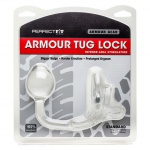 SexShop - Pierścień erekcyjny z plugiem - Perfect Fit Armour Tug Lock  przezroczysty - online