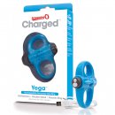 Sexshop - The Screaming O Charged Yoga Vibe Ring  Niebieski - Pierścień wibrujący na penisa - online