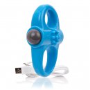 Sexshop - The Screaming O Charged Yoga Vibe Ring  Niebieski - Pierścień wibrujący na penisa - online