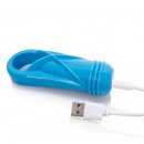 Sexshop - The Screaming O Charged Oyeah Plus Ring  Niebieski - Pierścień wibrujący na penisa - online