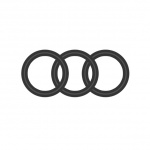 SexShop - Pierścienie silikonowe - Perfect Fit Silicone 3 Ring Kit Medium Black - online