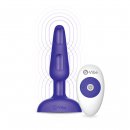 Sexshop - B-Vibe Trio Remote Control Plug  Fioletowy - Plug analny 3 silniczki ze sterowaniem bezprzewodowym - online