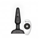 Sexshop - B-Vibe Trio Remote Control Plug  Czarny - Plug analny 3 silniczki ze sterowaniem bezprzewodowym - online