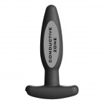 SexShop - Plug analny do elektroseksu - ElectraStim Silicone Noir Rocker Butt Plug mały - online