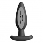 SexShop - Plug analny do elektroseksu - ElectraStim Silicone Noir Rocker Butt Plug średni - online