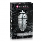 SexShop - Bipolarny Plug analny elektroseks z aluminium medycznego - Mystim Hector Helix Buttplug rozmiar S  - online