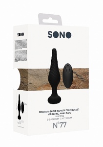 PLUG ANALNY No. 77 zdalnie sterowany - No. 77 - Remote Controlled Vibrating Anal Plug - Back