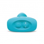 SexShop - Plug analny rotujący i wibrujący sterowany zdalnie - Bvibe Rimming Remote Control Plug  Niebieski - online