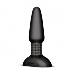 SexShop - Plug analny rotujący i wibrujący sterowany zdalnie - Bvibe Rimming Remote Control Plug  Czarny - online
