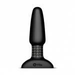 SexShop - Plug analny rotujący i wibrujący sterowany zdalnie - Bvibe Rimming Remote Control Plug  Czarny - online