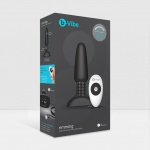 SexShop - Plug analny rotujący i wibrujący sterowany zdalnie - Bvibe Rimming Remote Control Plug  Czarny - online