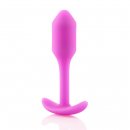 Sexshop - B-Vibe Snug Plug 1 Różowy - Plug analny z obciążnikiem - online