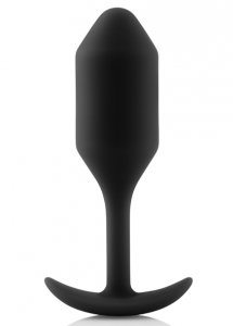 Sexshop - B-Vibe Snug Plug 2 Czarny - Plug analny z obciążnikiem - online