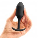 Sexshop - B-Vibe Snug Plug 2 Czarny - Plug analny z obciążnikiem - online