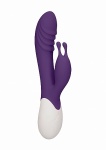 PODGRZEWANY wibrator PRĄŻKI STYMULACJA Ignite  - Ignite - Rechargeable Heating G-Spot Rabbit Vibrator - Purple