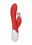 PODGRZEWANY wibrator PRĄŻKI STYMULACJA Ignite  - Ignite - Rechargeable Heating G-Spot RabbitÂ Vibrator - Red